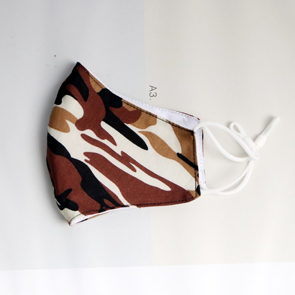 Camouflage Double-Layer Cotton Washable Face Mask